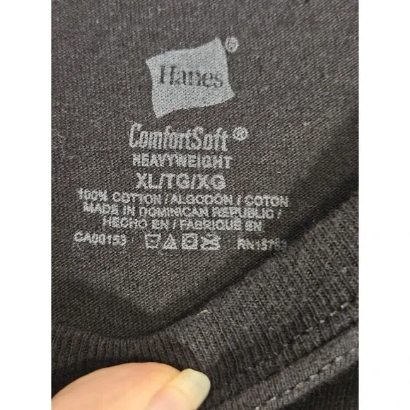 Hanes Comfortsoft Heavy Weight Dallas Stars Black NHL short sleeve shirt XL - Picture 7 of 12